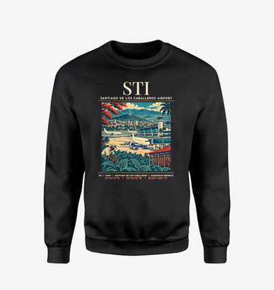 STI - Poster - Sweatshirt - Black