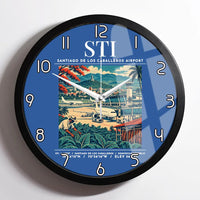 Thumbnail for STI - Poster - Wall Clock Framed - Blue
