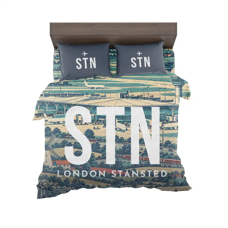 London Stansted Airport (STN) Bedding Sets & Blankets - Bedding Set - Scene
