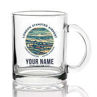 Thumbnail for London Stansted Airport (STN) Glasses - Badge + Name - Coffee & Tea Glass