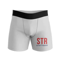 Thumbnail for Stuttgart Airport (STR) Men Boxers - Code - Light Gray