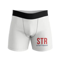 Thumbnail for Stuttgart Airport (STR) Men Boxers - Code - White