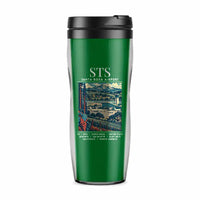 Thumbnail for Charles M. Schulz–Sonoma County Airport Santa Rosa (STS) Travel Mugs - Poster - Plastic (No Holder) - Green