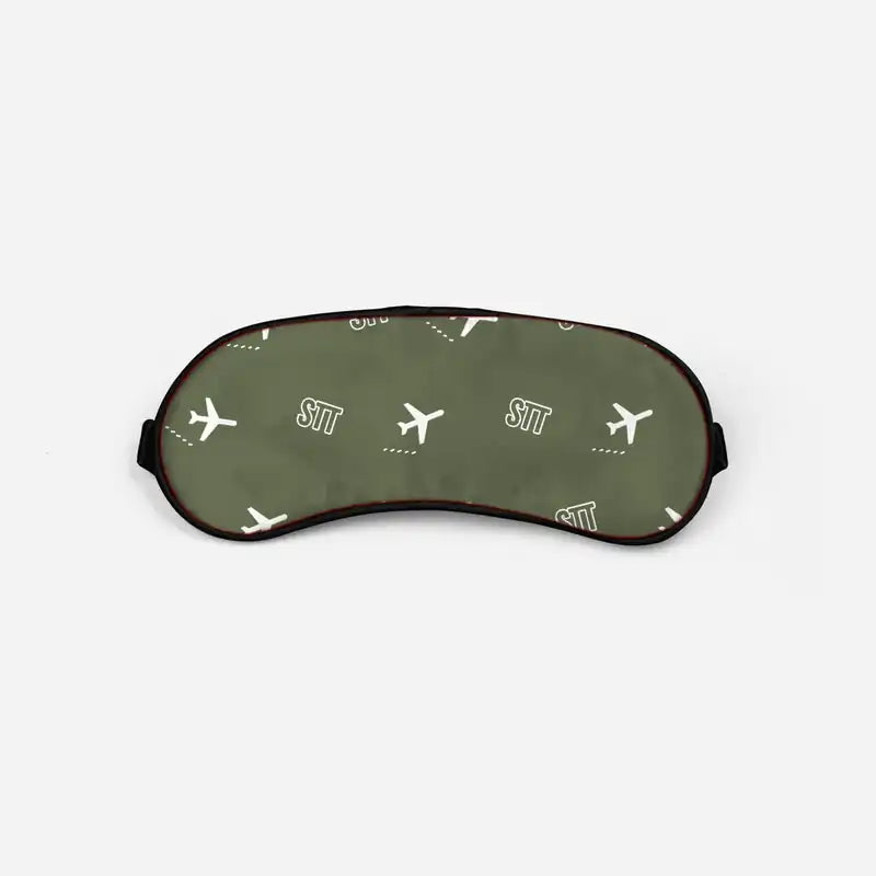 Cyril E. King Airport (STT) Sleep Masks - Sleep Mask - Pattern - Green Army
