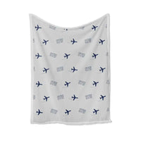 Thumbnail for Stavropol Shpakovskoye Airport (STW) Bedding Sets & Blankets - Blanket - Pattern - Light Gray