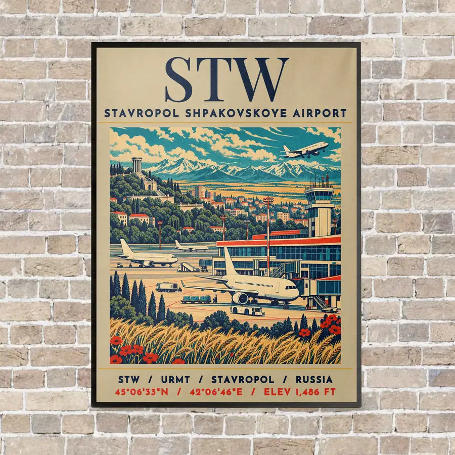 STW - Poster - Canvas Framed - Beige