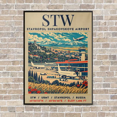 STW - Poster - Canvas Framed - Beige