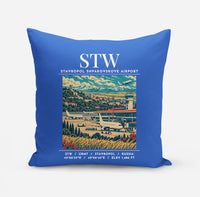 Thumbnail for STW - Poster - Pillow - Blue