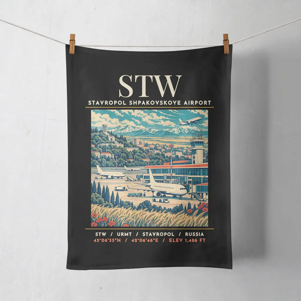 STW - Poster - Towel - Black
