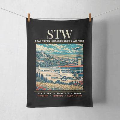 STW - Poster - Towel - Black