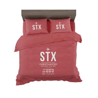 Thumbnail for Henry E. Rohlsen Airport (STX) Bedding Sets & Blankets - Bedding Set - ID Tag - Red