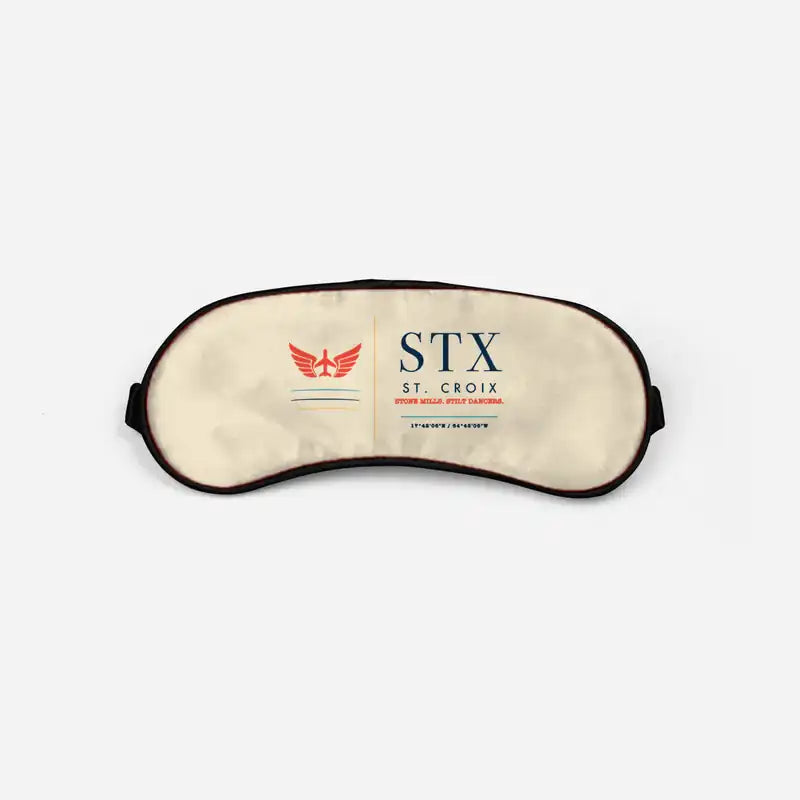 Henry E. Rohlsen Airport (STX) Sleep Masks - Sleep Mask - Front - Beige