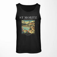 Thumbnail for ST MORITZ - Poster - Tank Top - Black