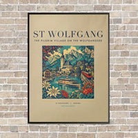 Thumbnail for ST WOLFGANG - Poster - Canvas Framed - Beige