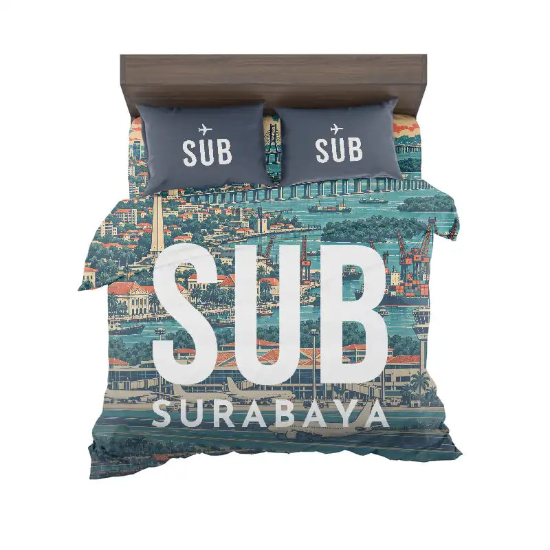 Juanda International Airport Surabaya (SUB) Bedding Sets & Blankets - Bedding Set - Scene