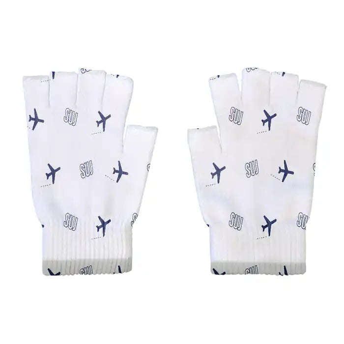 Satu Mare International Airport (SUJ) Gloves - Gloves - Cut - Pattern - White