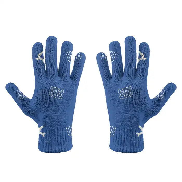 Satu Mare International Airport (SUJ) Gloves - Gloves - Full - Pattern - Blue