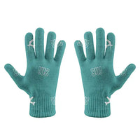 Thumbnail for Satu Mare International Airport (SUJ) Gloves - Gloves - Full - Pattern - Turquoise