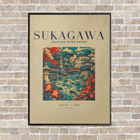 Thumbnail for SUKAGAWA - Poster - Canvas Framed - Beige