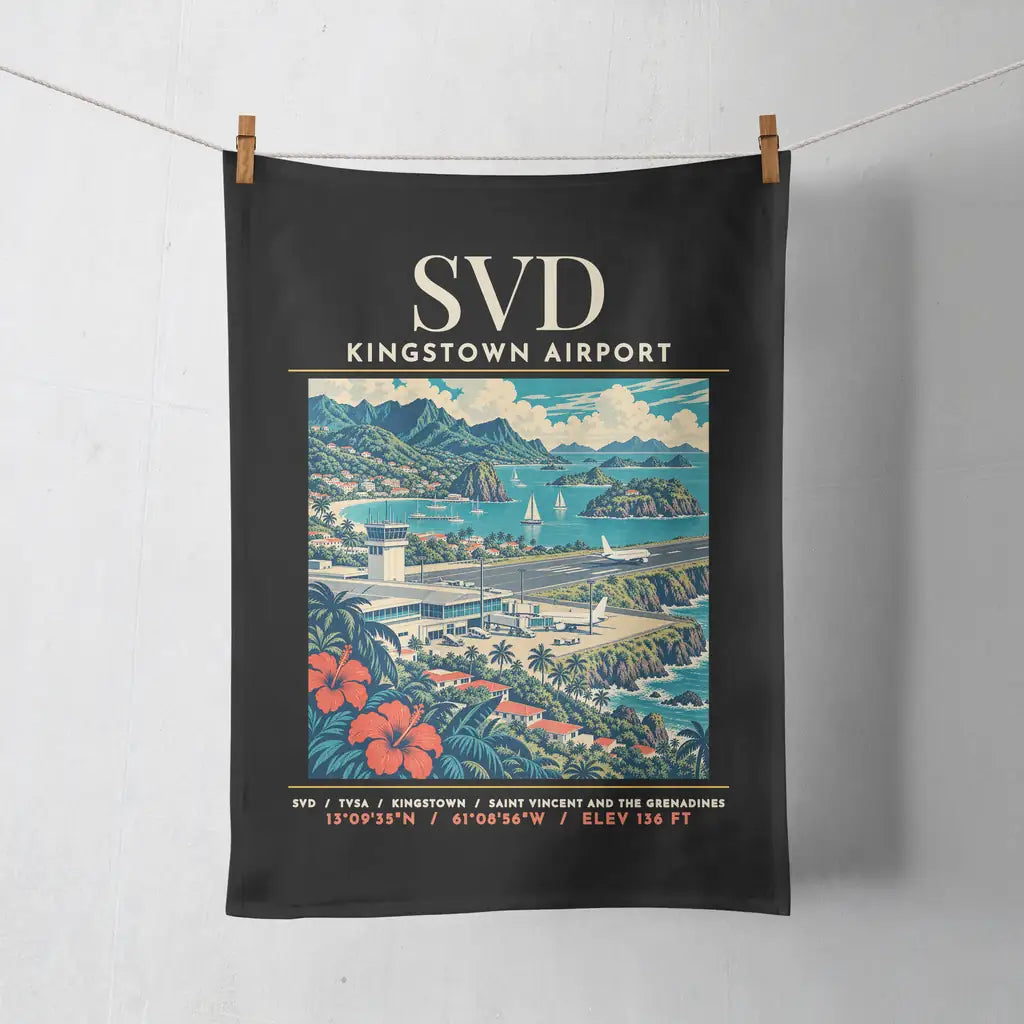 SVD - Poster - Towel - Black