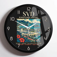Thumbnail for SVD - Poster - Wall Clock Framed - Black