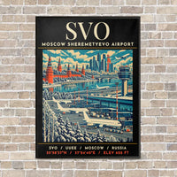 Thumbnail for SVO - Poster - Canvas Framed - Black