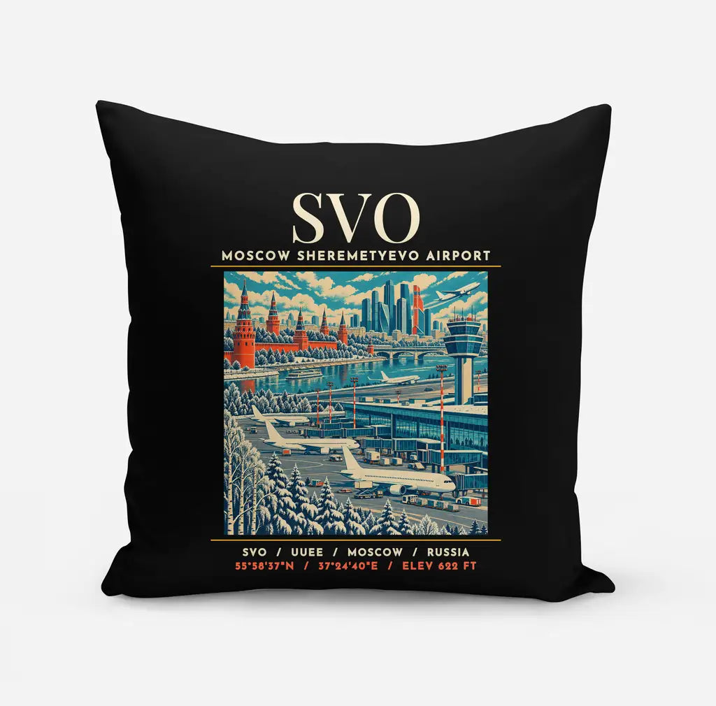 SVO - Poster - Pillow - Black
