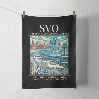 SVO - Poster - Towel - Black
