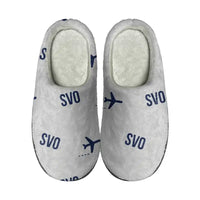 Thumbnail for Moscow Sheremetyevo International Airport (SVO) Slippers & Flip Flops - Slippers - Cotton - Pattern - Light Gray