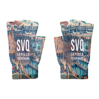 Thumbnail for Seville Airport (SVQ) Gloves - Gloves - Cut - 3D + Name