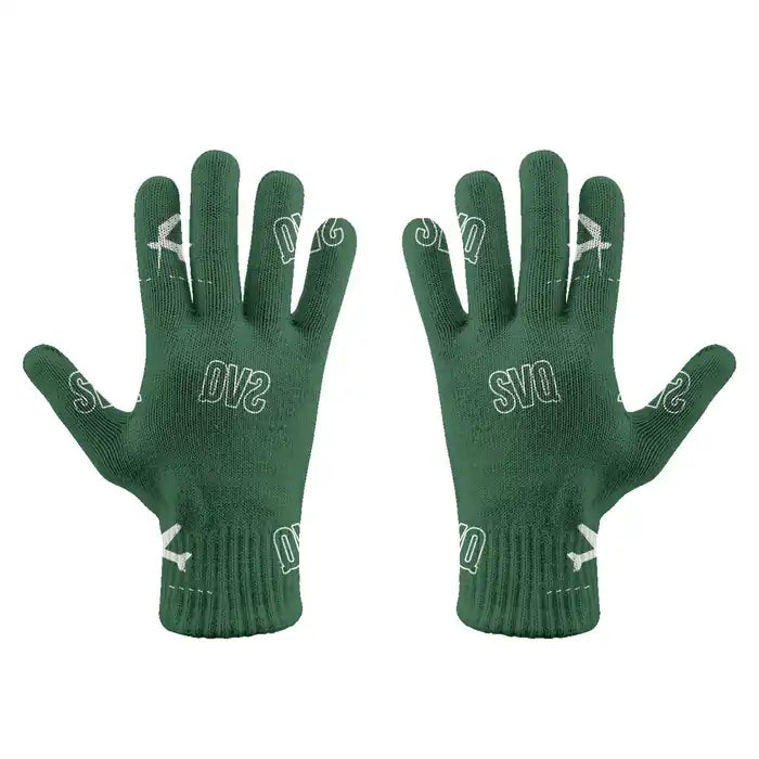 Seville Airport (SVQ) Gloves - Gloves - Full - Pattern - Green
