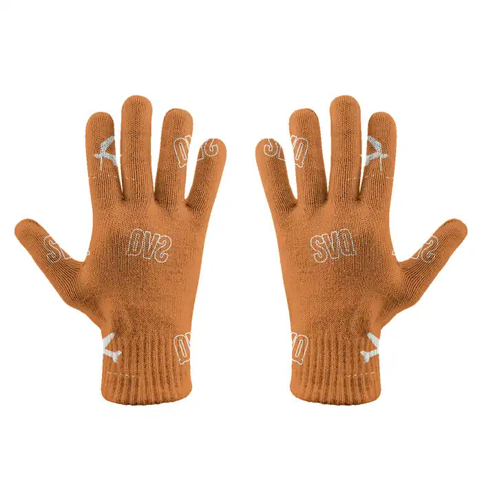 Seville Airport (SVQ) Gloves - Gloves - Full - Pattern - Orange