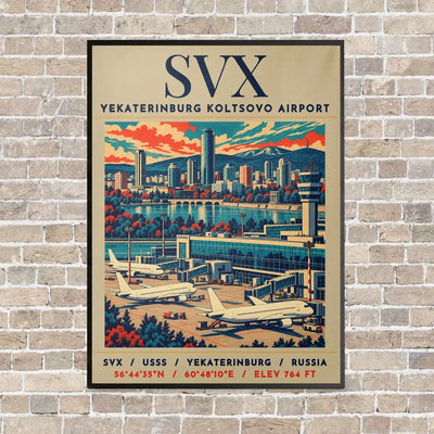 SVX - Poster - Canvas Framed - Beige
