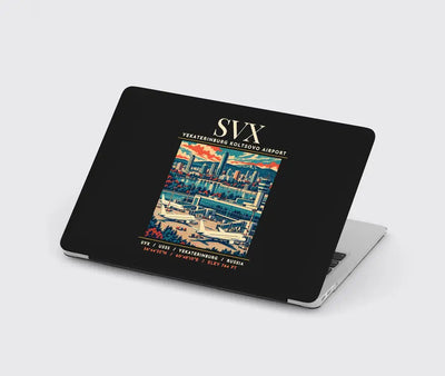 SVX - Poster - MacBook Case - Black