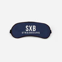 Thumbnail for Strasbourg Airport (SXB) Sleep Masks - Sleep Mask - Code - Navy Blue