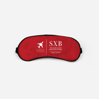 Thumbnail for Strasbourg Airport (SXB) Sleep Masks - Sleep Mask - Front - Red