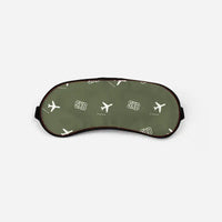 Thumbnail for Strasbourg Airport (SXB) Sleep Masks - Sleep Mask - Pattern - Green Army