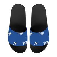 Thumbnail for Strasbourg Airport (SXB) Slippers & Flip Flops - Slippers - Sport - Pattern - Blue