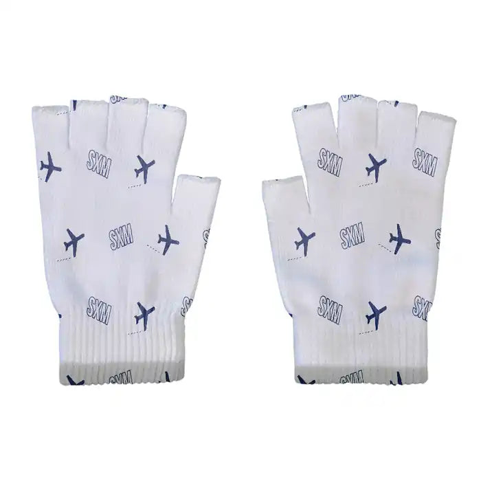 Princess Juliana International Airport Sint Maarten (SXM) Gloves - Gloves - Cut - Pattern - Light Gray