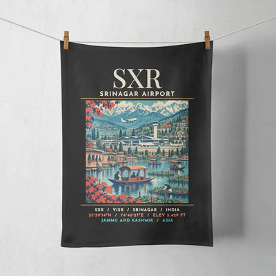 SXR - Poster - Towel - Black