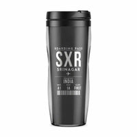 Thumbnail for Sheikh ul-Alam International Airport (SXR) Travel Mugs - Boarding Pass - Plastic (No Holder) - Gray