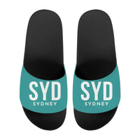 Thumbnail for Sydney Kingsford Smith Airport (SYD) Slippers & Flip Flops - Slippers - Sport - Code - Turquoise