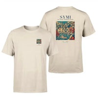 Thumbnail for SYMI - Poster - Double-Side T-Shirt - Beige