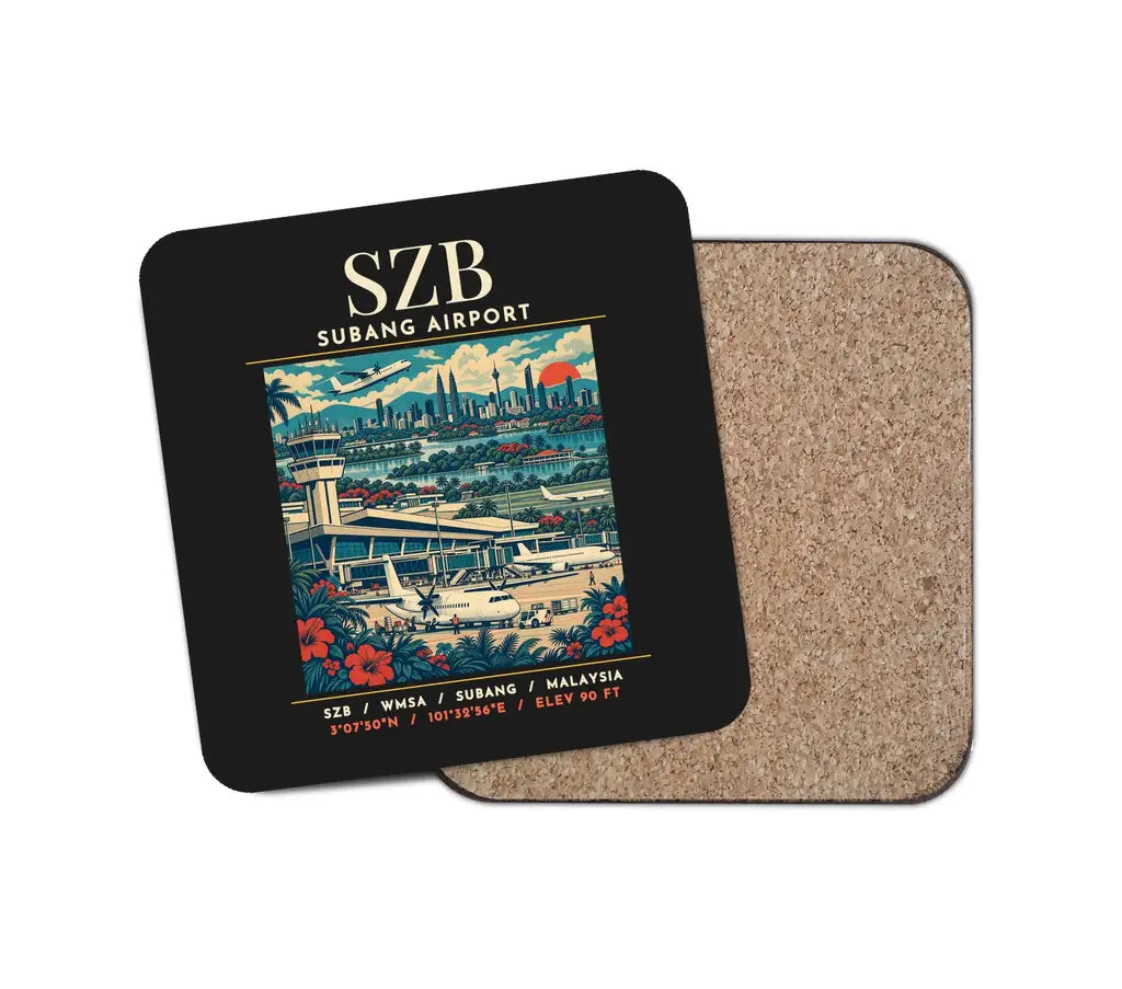 SZB - Poster - Coaster - Black