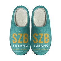 Thumbnail for Kuala Lumpur Subang Sultan Abdul Aziz Shah Airport (SZB) Slippers & Flip Flops - Slippers - Cotton - Code - Same - Turquoise