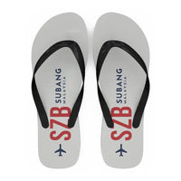 Thumbnail for Kuala Lumpur Subang Sultan Abdul Aziz Shah Airport (SZB) Slippers & Flip Flops - Slippers - Flip Flops - Code - White