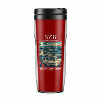 Thumbnail for Kuala Lumpur Subang Sultan Abdul Aziz Shah Airport (SZB) Travel Mugs - Poster - Plastic (No Holder) - Red