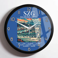 Thumbnail for SZG - Poster - Wall Clock Framed - Blue