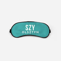 Thumbnail for Olsztyn-Mazury Airport (SZY) Sleep Masks - Sleep Mask - Code - Turquoise