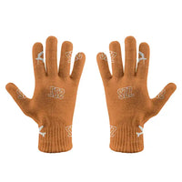 Thumbnail for Szczecin-Goleniów Solidarność Airport (SZZ) Gloves - Gloves - Full - Pattern - Orange